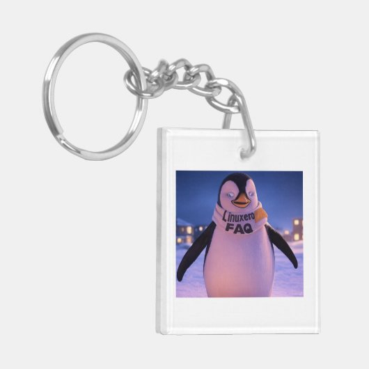 LinuxerosのFAQ キーホルダー (正面左)