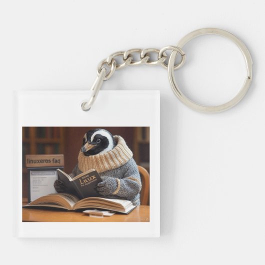 LinuxerosのFAQ キーホルダー (裏面)