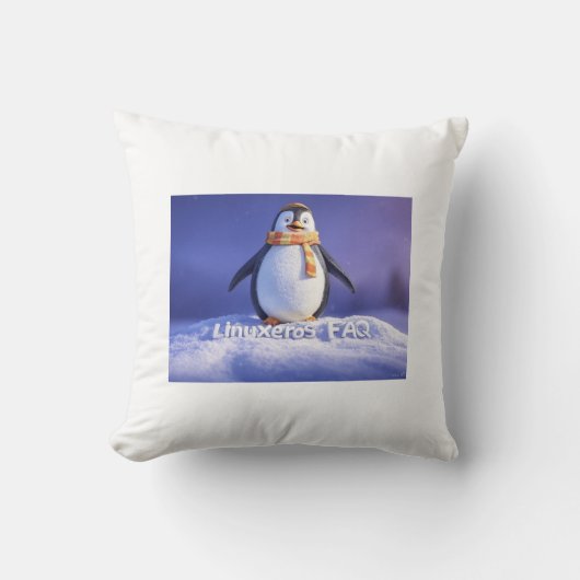 LinuxerosのFAQ クッション (正面)