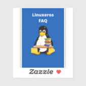 LinuxerosのFAQ シール (シート)