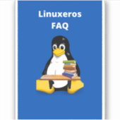 LinuxerosのFAQ シール (正面)