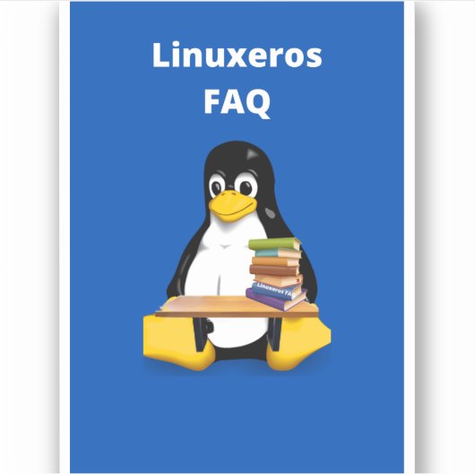 LinuxerosのFAQ シール (正面)