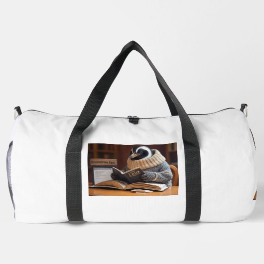 LinuxerosのFAQ ダッフルバッグ (裏面)