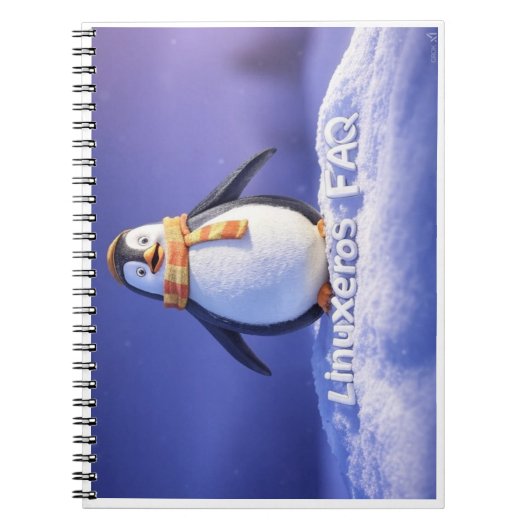 LinuxerosのFAQ ノートブック (正面)