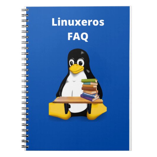 LinuxerosのFAQ ノートブック (正面)