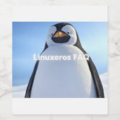 LinuxerosのFAQ ワインラベル (シングルラベル)