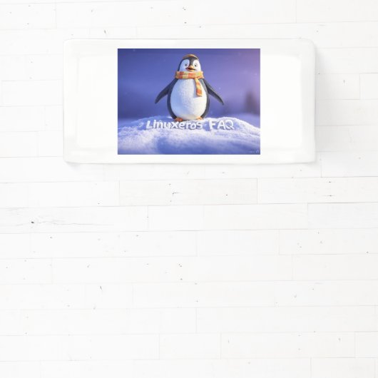 LinuxerosのFAQ 横断幕 (インサイチュ)