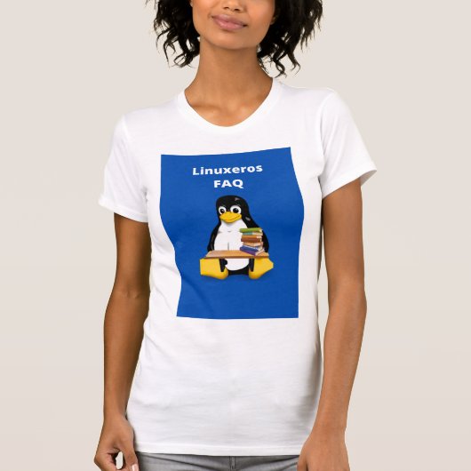 LinuxerosのFAQ Tシャツ (正面)