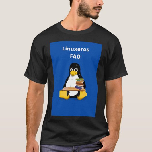 LinuxerosのFAQ Tシャツ (正面)