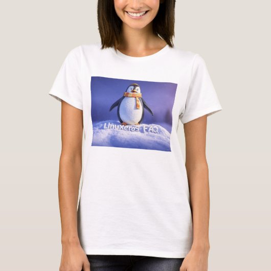 LinuxerosのFAQ Tシャツ (正面)