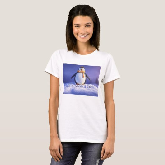 LinuxerosのFAQ Tシャツ (正面フル)