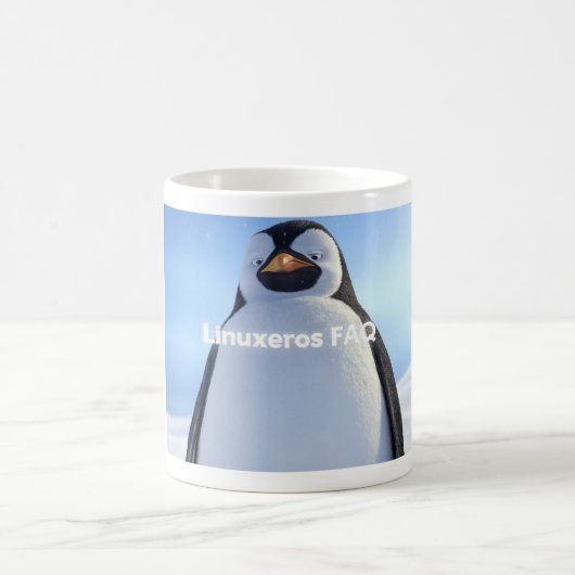 Linuxeros FAQ コーヒーマグカップ (中央)