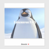 Linuxeros FAQ シール (シート)