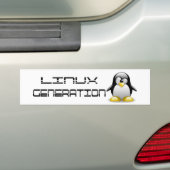 LinuxGeneration バンパーステッカー (車上)