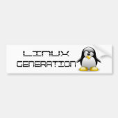 LinuxGeneration バンパーステッカー (正面)
