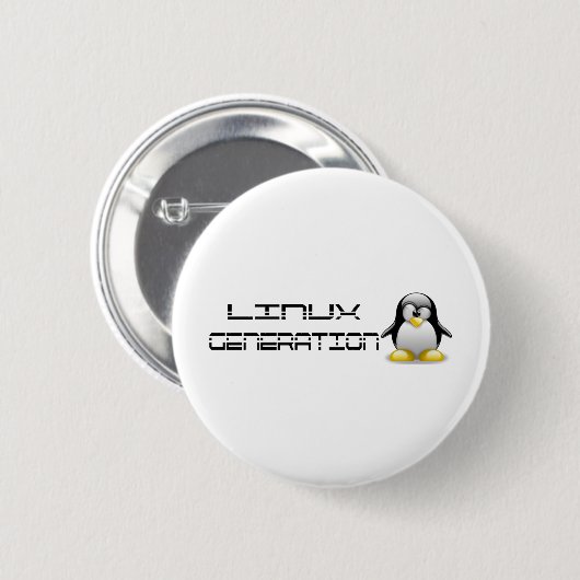 LinuxGeneration 缶バッジ (正面&裏面)