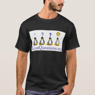 LinuxQuestions.orgのロゴ Tシャツ
