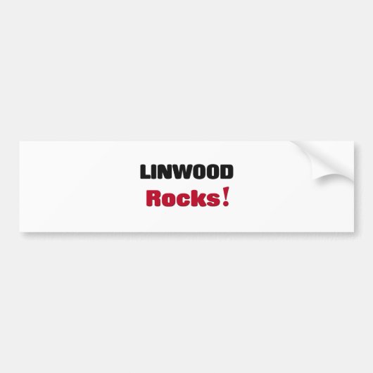Linwoodの石 バンパーステッカー (正面)