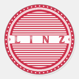 Linz City Pride Emblem – Austria Identity ラウンドシール