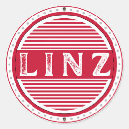 Linz City Pride Emblem – Austrian Identity ラウンドシール