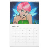 Linzi Saylesのファンタジーの芸術のカレンダー2010年 カレンダー (3月 2027)