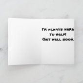 Lionおよび眠いカブスママは健康なカードをすぐに得ます カード (内部)