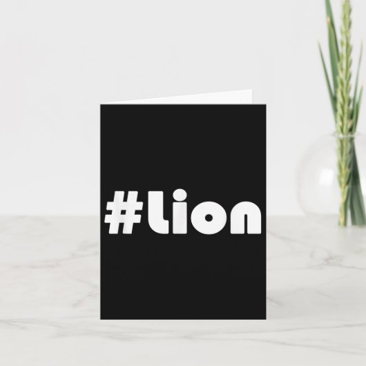 #lion成功やる気を起こさせる感動的引用文 カード (正面)