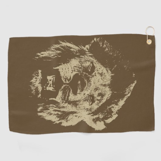 Lion ゴルフタオル (横)