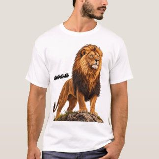 LION — 野生の王 Tシャツ
