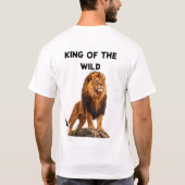 LION — 野生の王 Tシャツ (裏面)