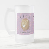 Lion 23 juillet au 22 août Tasse フロストグラスビールジョッキ (左)