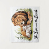 Lion and Lamb Tapestry タペストリー (正面)