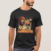 Lion and Llama Dash Tシャツ (正面)