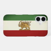 Lion and Sun Flag Phone Case iPhone 16ケース (裏面横)