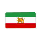 Lion and Sun Flag STICKERS Return Address Label ラベル (正面)