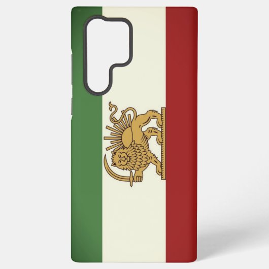 Lion and Sun Rustic Flag Phone Case Samsung Galaxyケース (裏面)