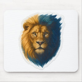 Lion Artwork – Bicolor マウスパッド