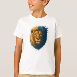 Lion Artwork – Bicolor Tシャツ