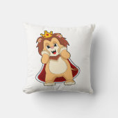 Lion as King with Crown.PNG クッション (正面)