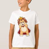Lion as King with Crown.PNG Tシャツ (正面)