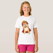 Lion as King with Crown.PNG Tシャツ (正面フル)