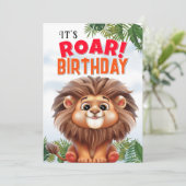 Lion Birthday  カード (スタンド正面)