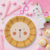 Lion Birthday Kids  Wall ペーパープレート (パーティー)