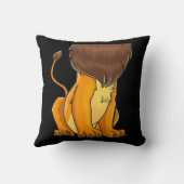 Lion Body Costume Mane Cute Headless Fun Lions Hal クッション (裏面)