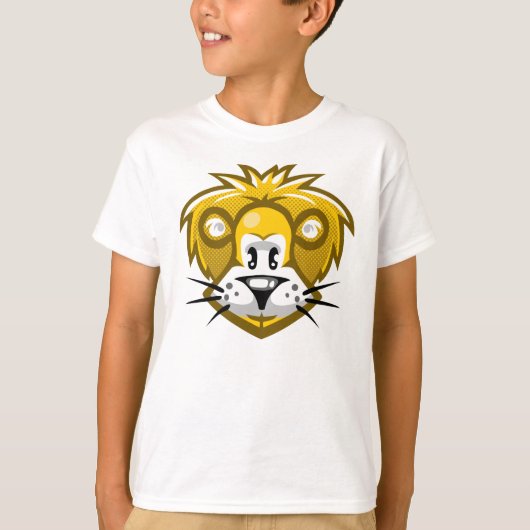 Lion cartoon tシャツ (正面)
