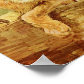 Lion Christian Bible Verse Trust in the Lord ポスター (角)