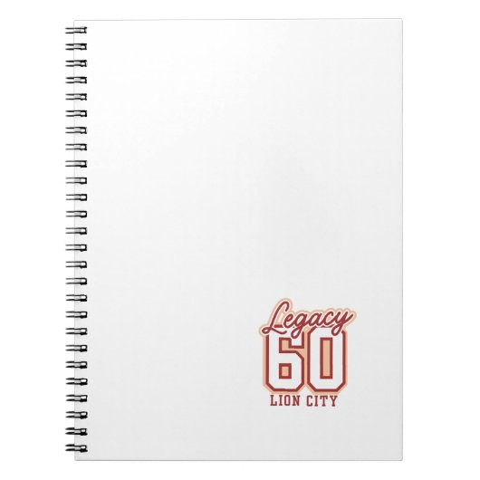Lion City Legacy Celebration ノートブック (正面)