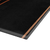 Lion Copper-Embellished Personalized Glass カッティングボード (角)