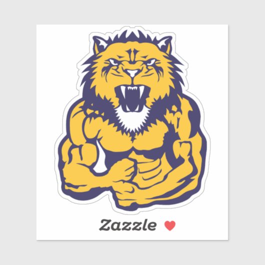 lion corps bodybuilding musculation design muscu シール (シート)
