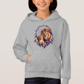 Lion Cub Dream Catcher Kids Pullover Hoodie (正面)